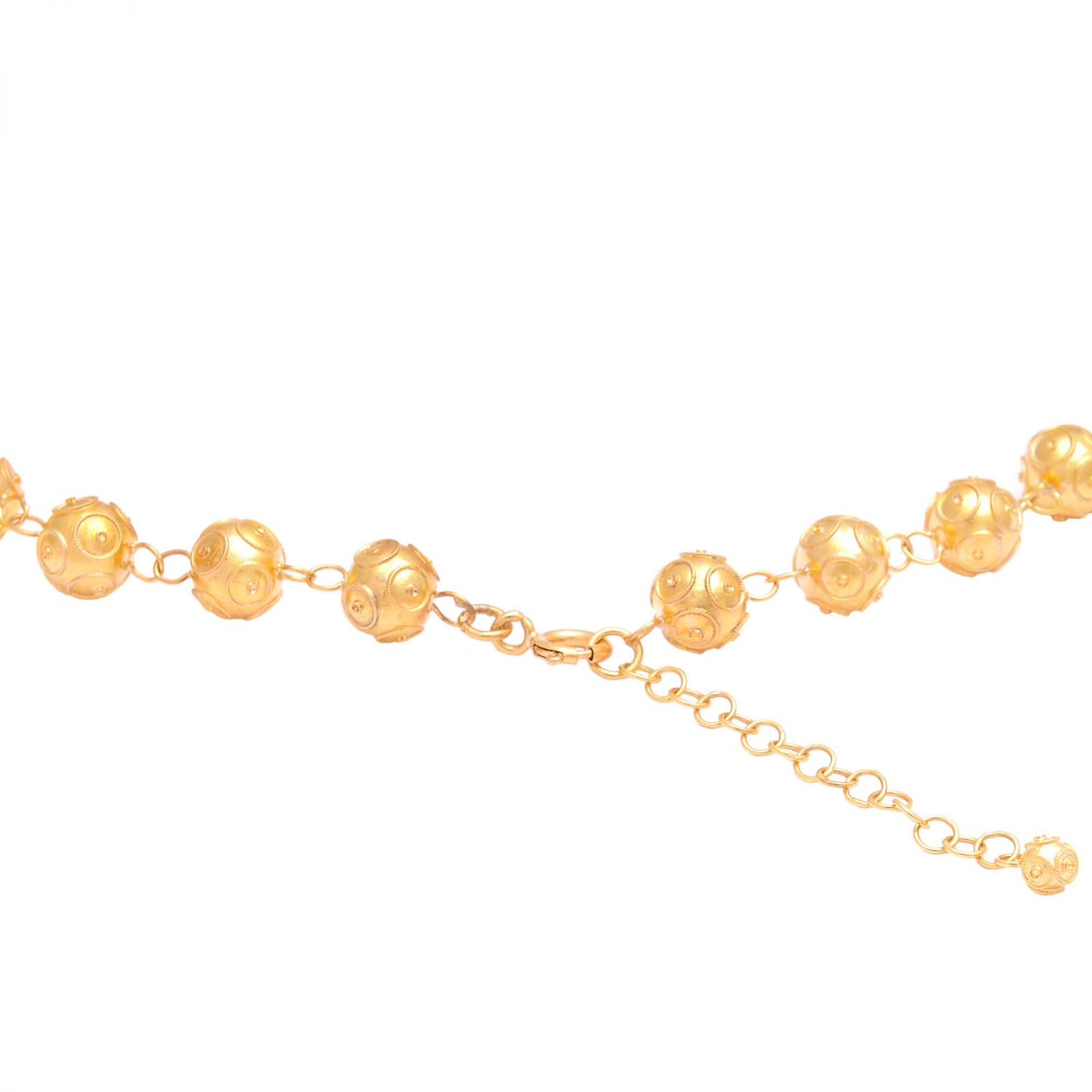 Colar Contas de Viana em Ouro 19,2Kt Colar Contas de Viana em Ouro 19,2Kt