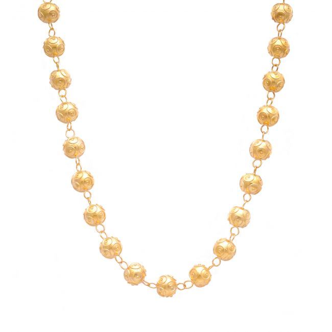 Necklace Viana's Contas in 19,2Kt Gold 