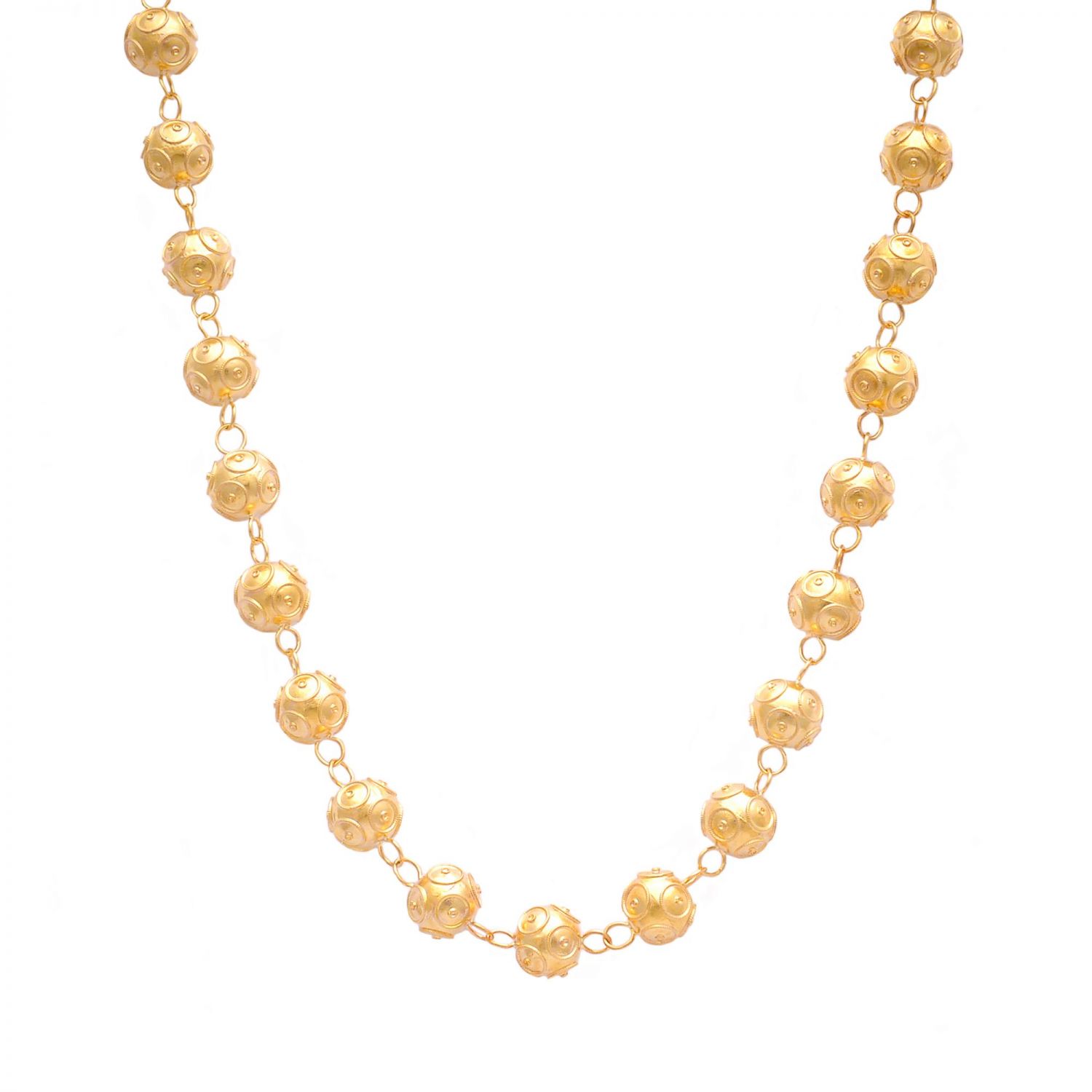 Necklace Viana's Contas in 19,2Kt Gold 