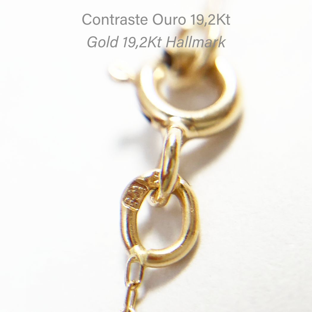 Necklace Contas in 19,2Kt Gold 