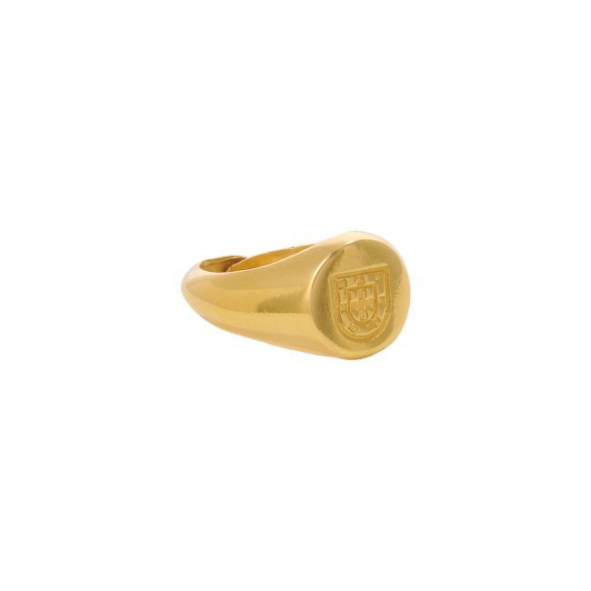 Set Men Escudo in Gold Plated Silver Set Men Escudo in Gold Plated Silver