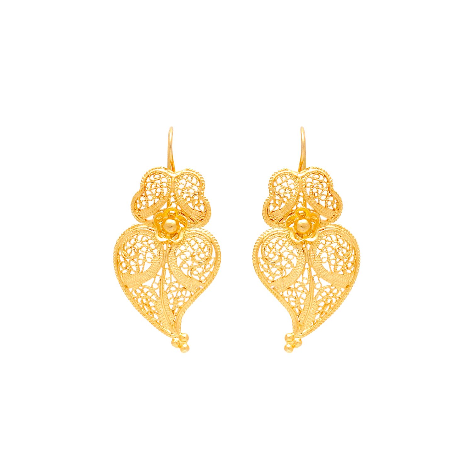 Earrings Heart of Viana M in 19,2Kt Gold 