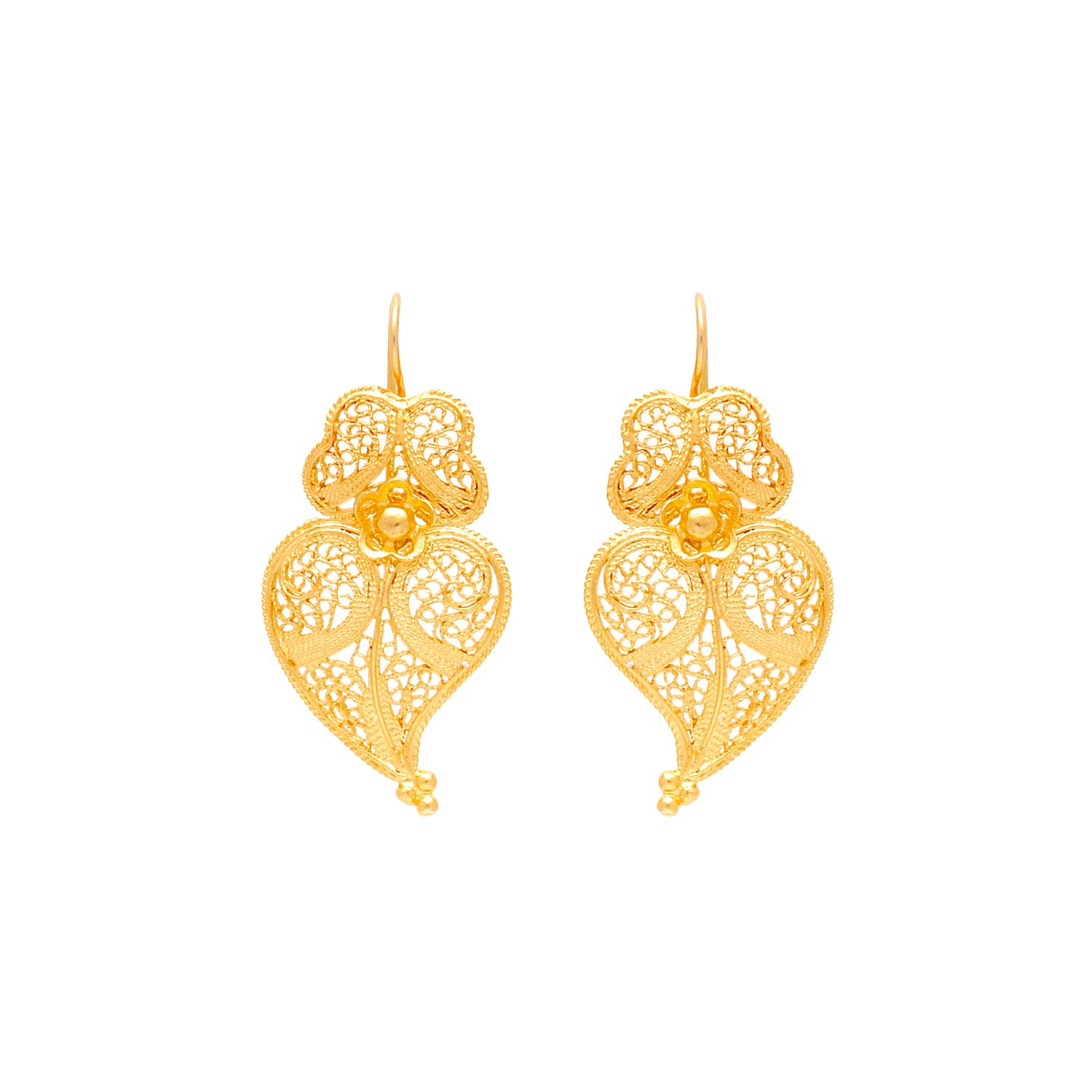 Earrings Heart Viana M in 19,2Kt Gold Earrings Heart Viana M in 19,2Kt Gold