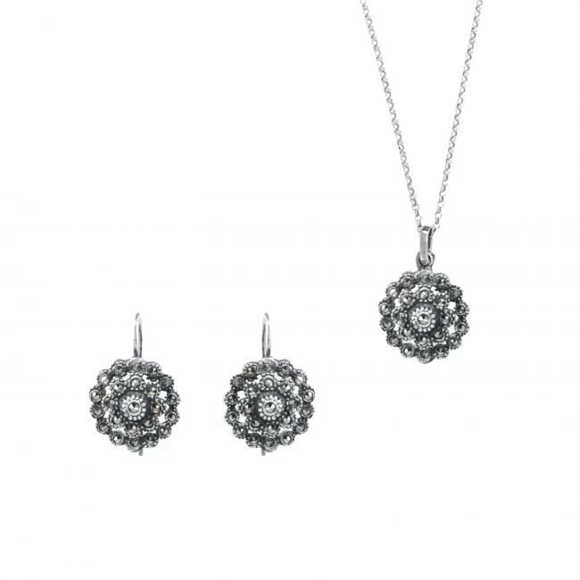 Set Pinecone in Silver Set Pinecone in Silver
