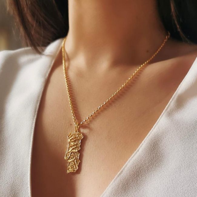 Necklace Portugal in Gold Plated Silver Necklace Portugal in Gold Plated Silver