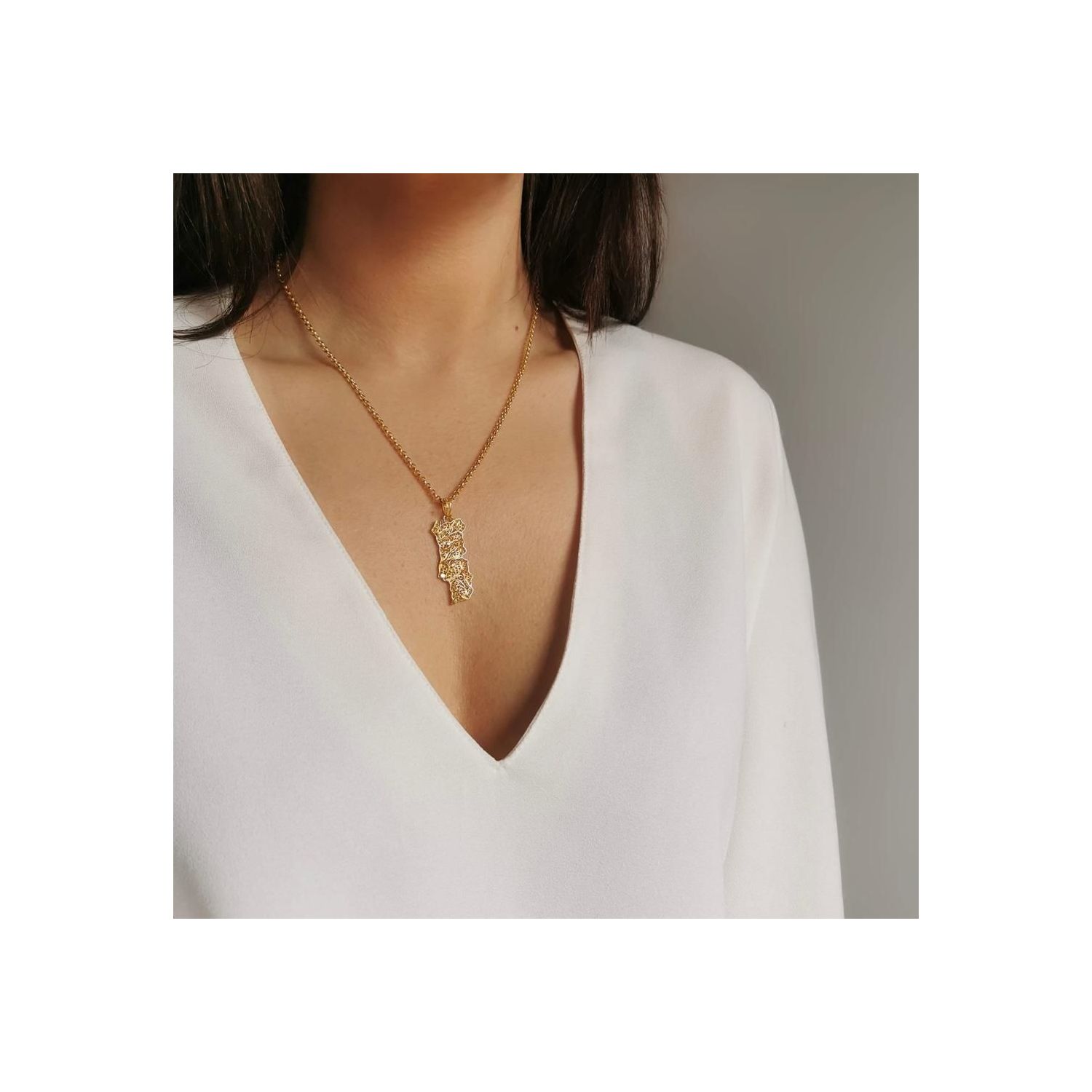Necklace Portugal M in Silver Necklace Portugal M in Silver