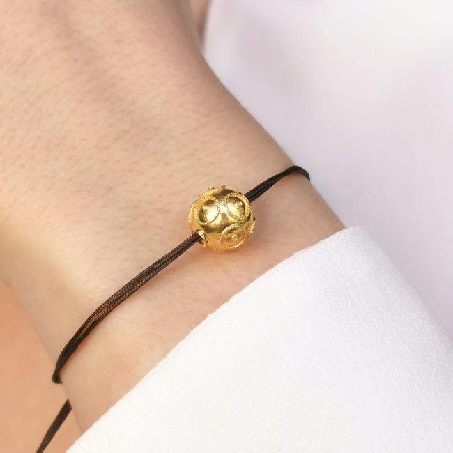 Bracelet Viana´s Conta in Gold Plated Silver