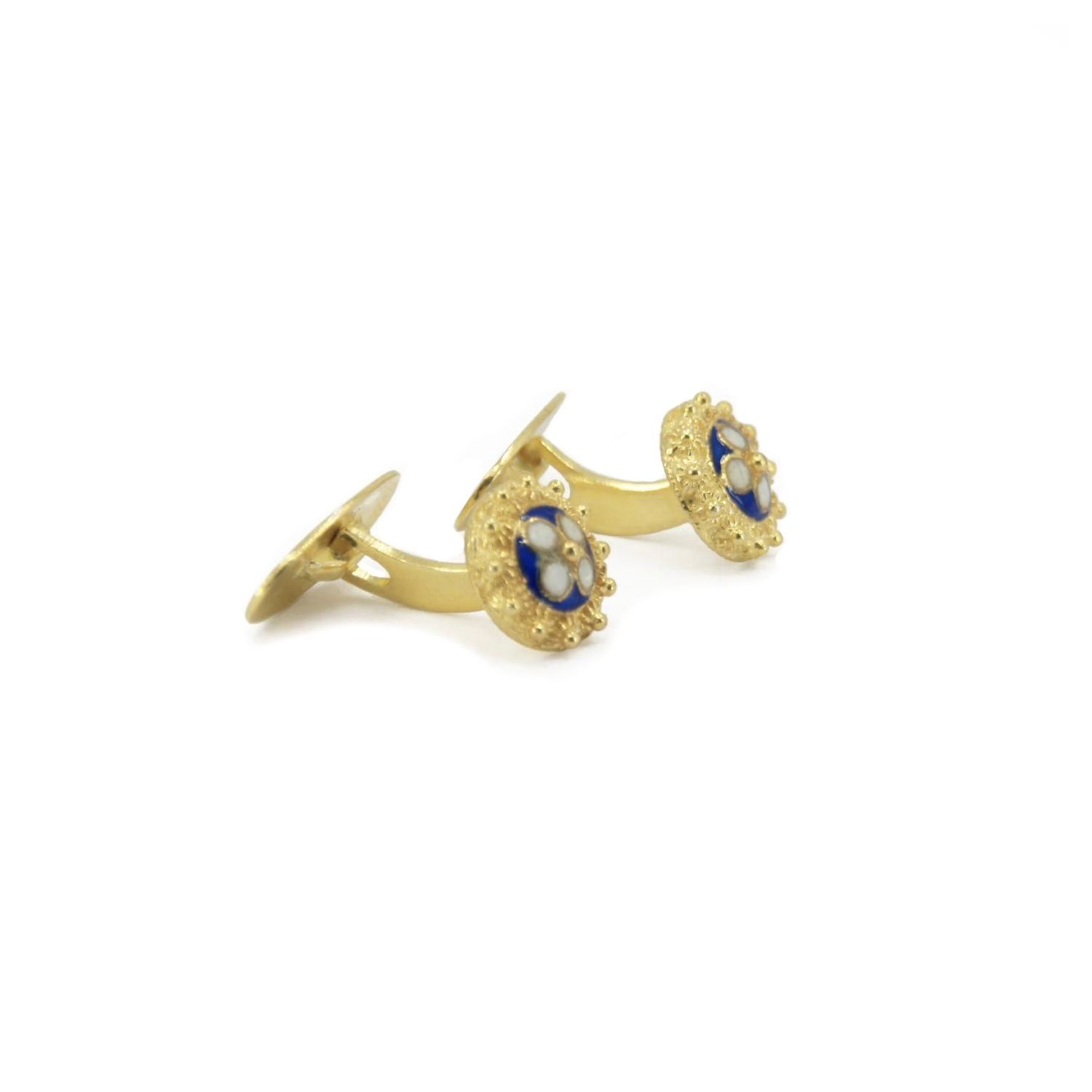 Cufflinks Caramujo in Gold Plated Silver Cufflinks Caramujo in Gold Plated Silver