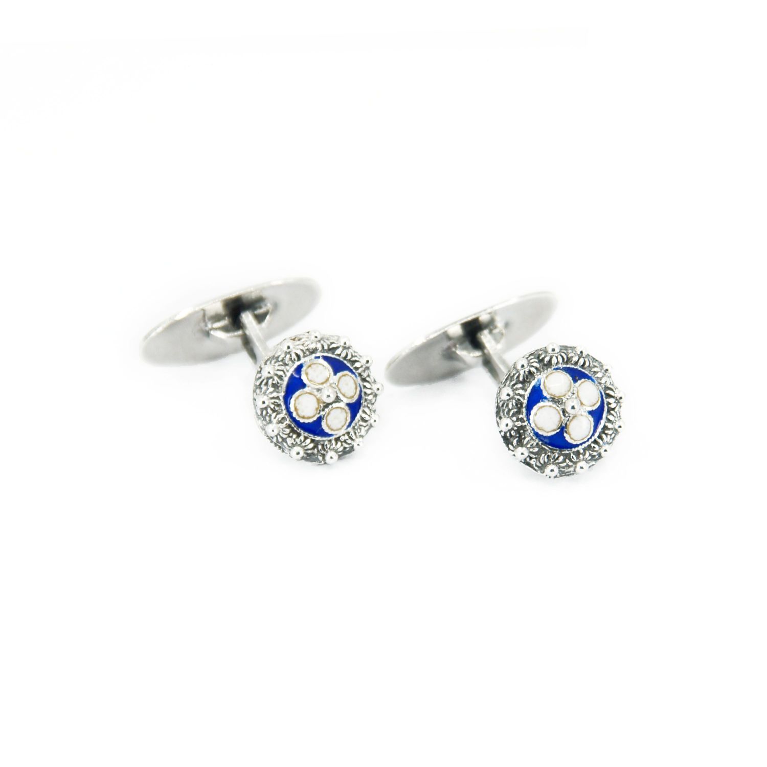 Cufflinks Caramujo in Silver Cufflinks Caramujo in Silver