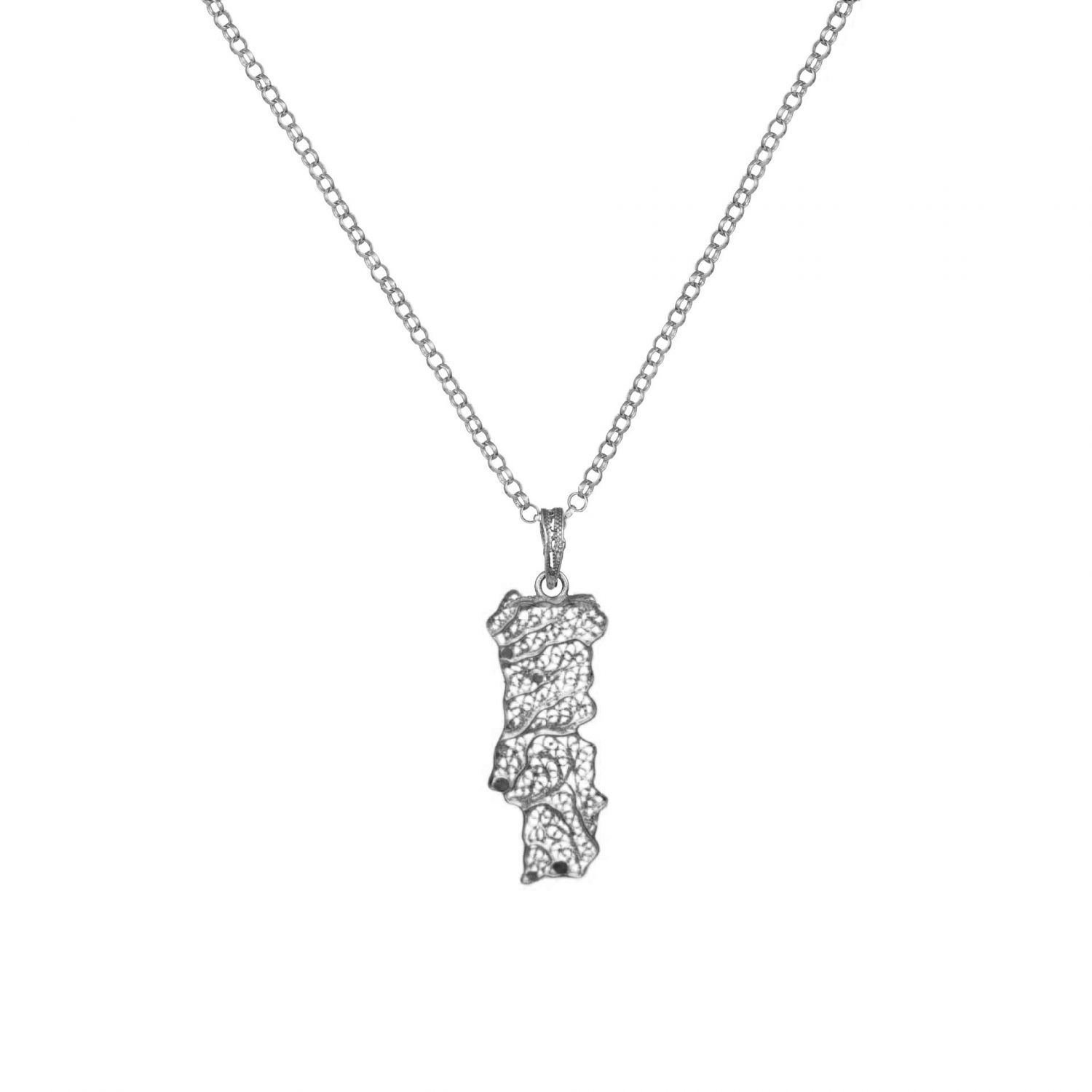 Necklace Portugal Long in Silver Necklace Portugal Long in Silver