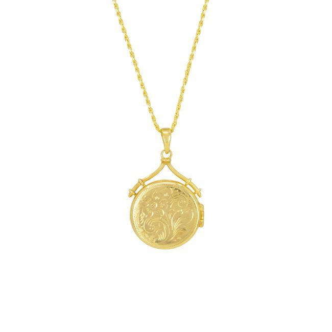 Necklace Memoria in Gold Plated Silver 
