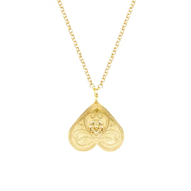 Necklace Butterfly in Gold Plated Silver 