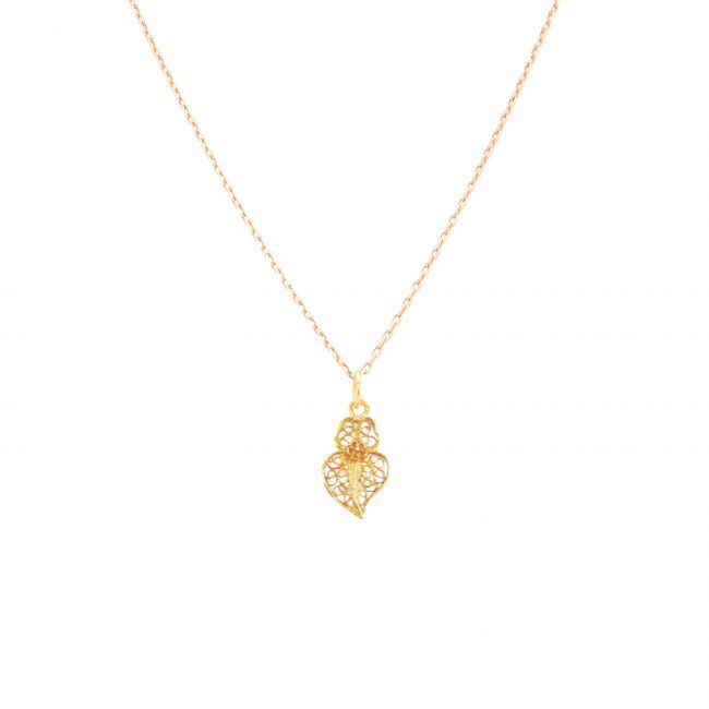 Necklace Heart of Viana XXS in 9Kt Gold 