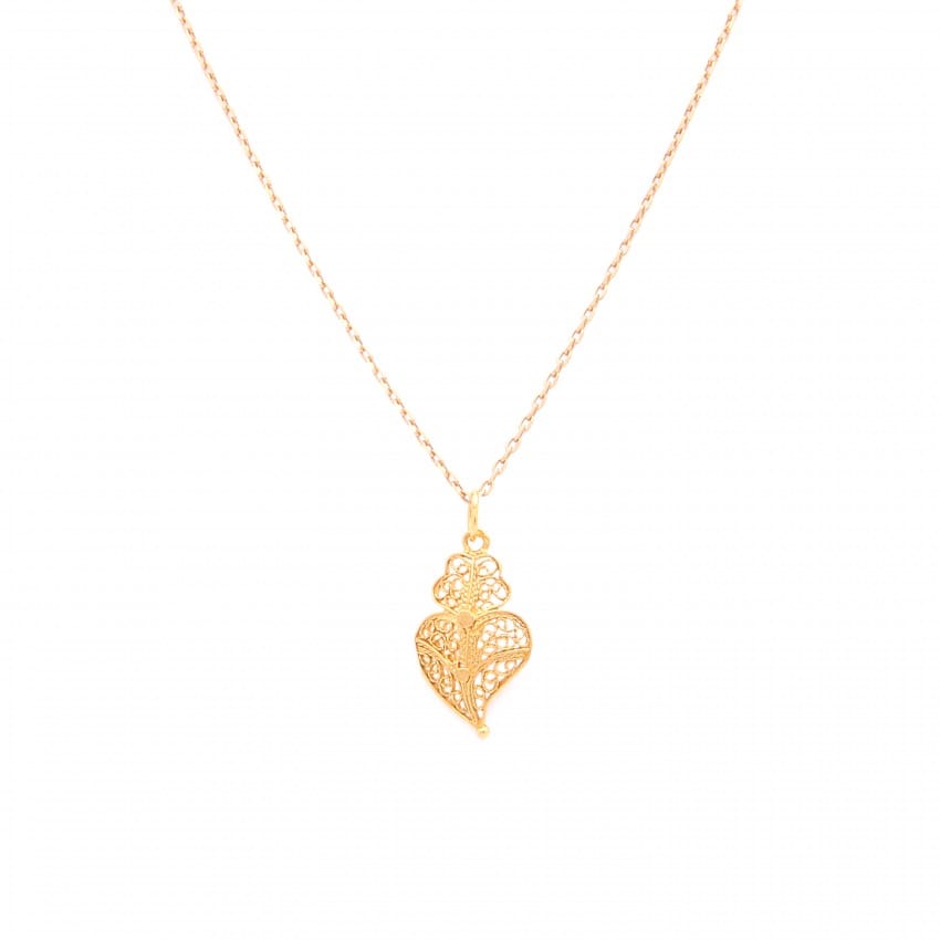 Necklace Heart of Viana XS in 9Kt Gold 