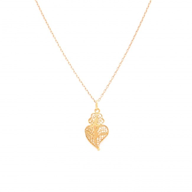 Necklace Heart of Viana XS in 9Kt Gold 