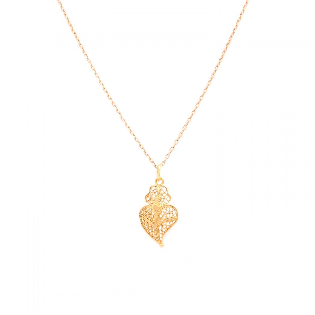 Necklace Heart of Viana XS in 9Kt Gold 
