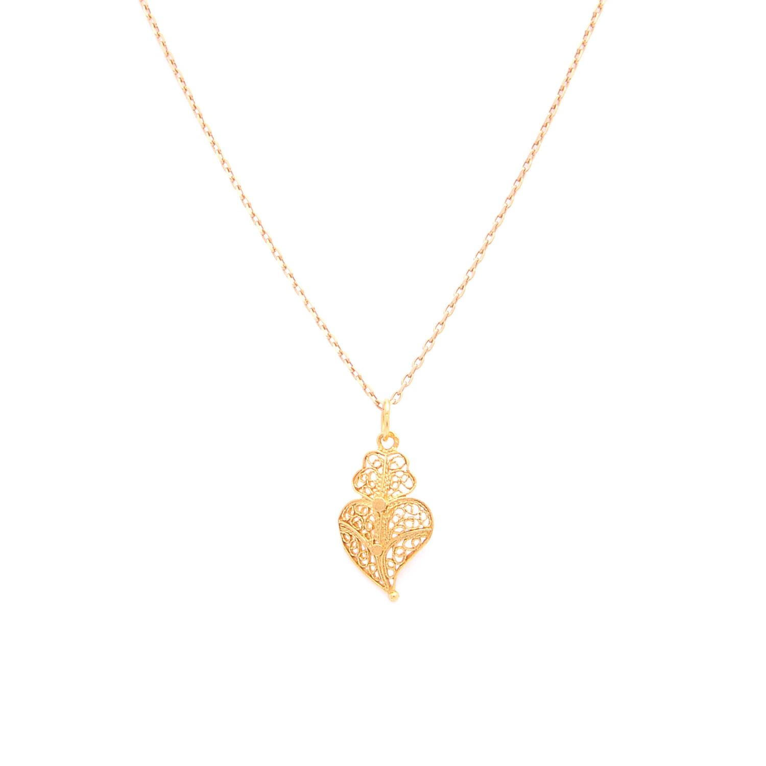 Necklace Heart of Viana XS in 9Kt Gold Necklace Heart of Viana XS in 9Kt Gold