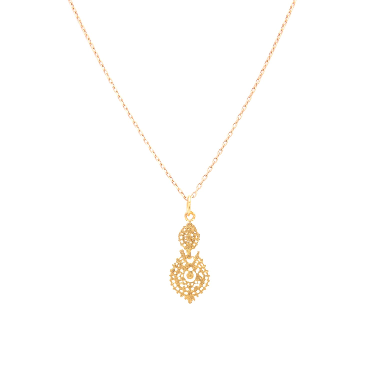 Colar Brinco à Rainha em Ouro 9Kt Colar Brinco à Rainha em Ouro 9Kt