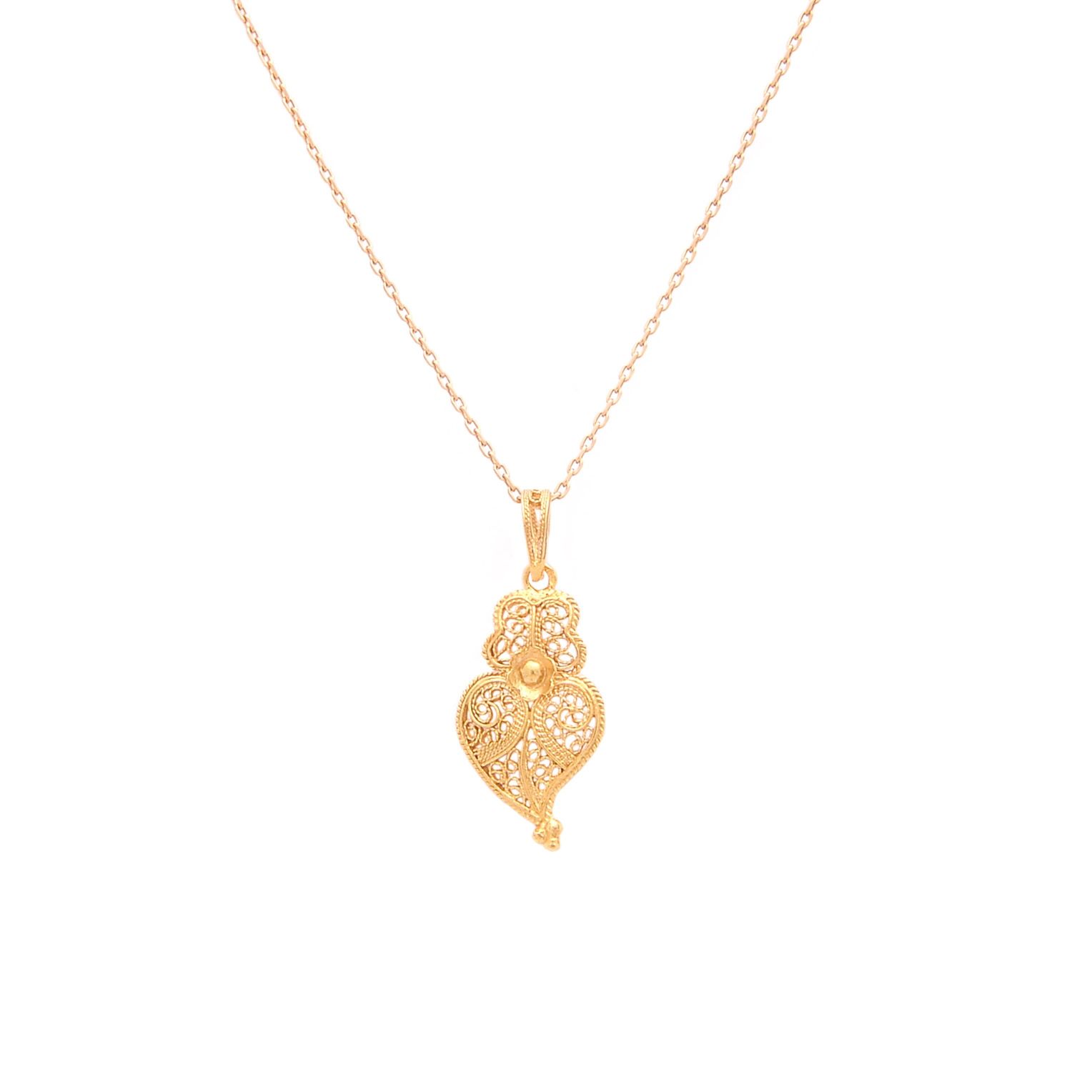 Necklace Heart of Viana S in 9Kt Gold Necklace Heart of Viana S in 9Kt Gold