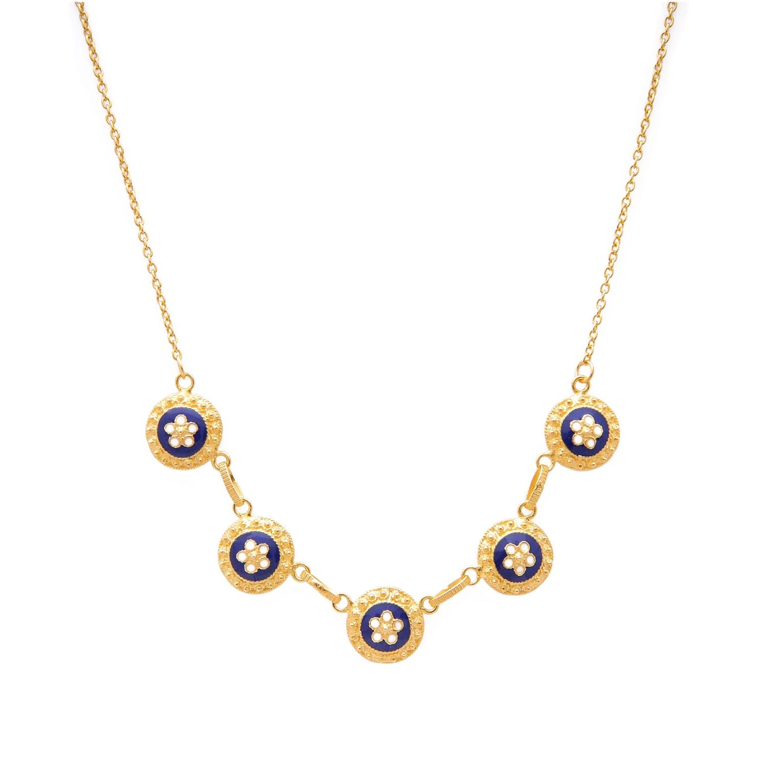 Necklace Caramujos in Gold Plated Silver Necklace Caramujos in Gold Plated Silver