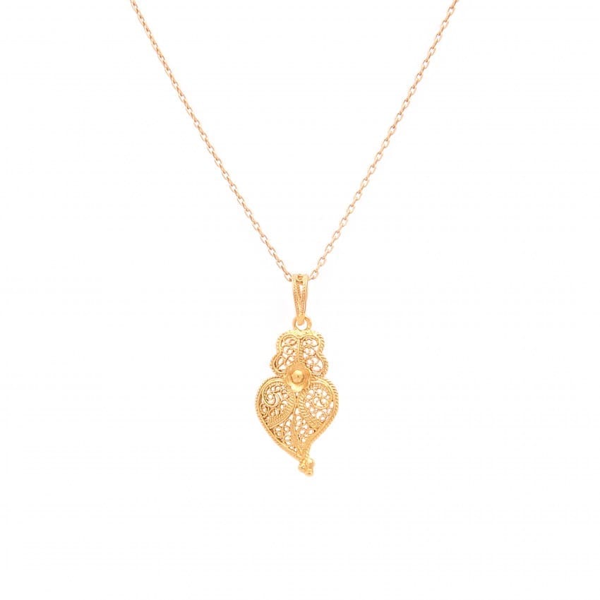 Necklace Heart of Viana in 19,2Kt Gold 