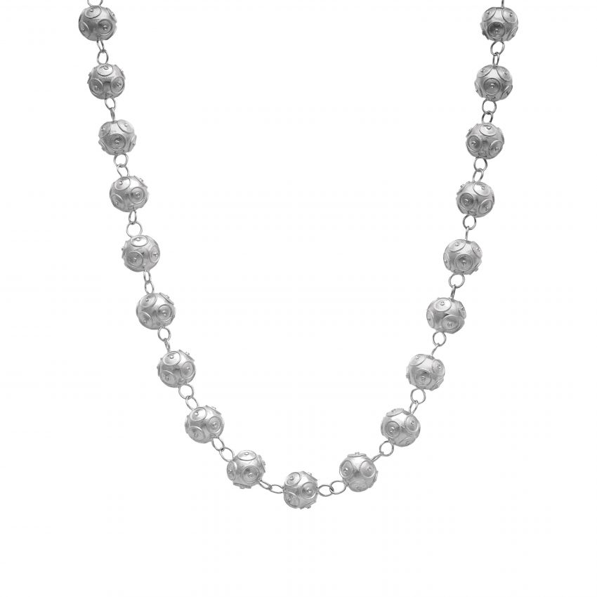 Necklace Viana's Contas in Silver 