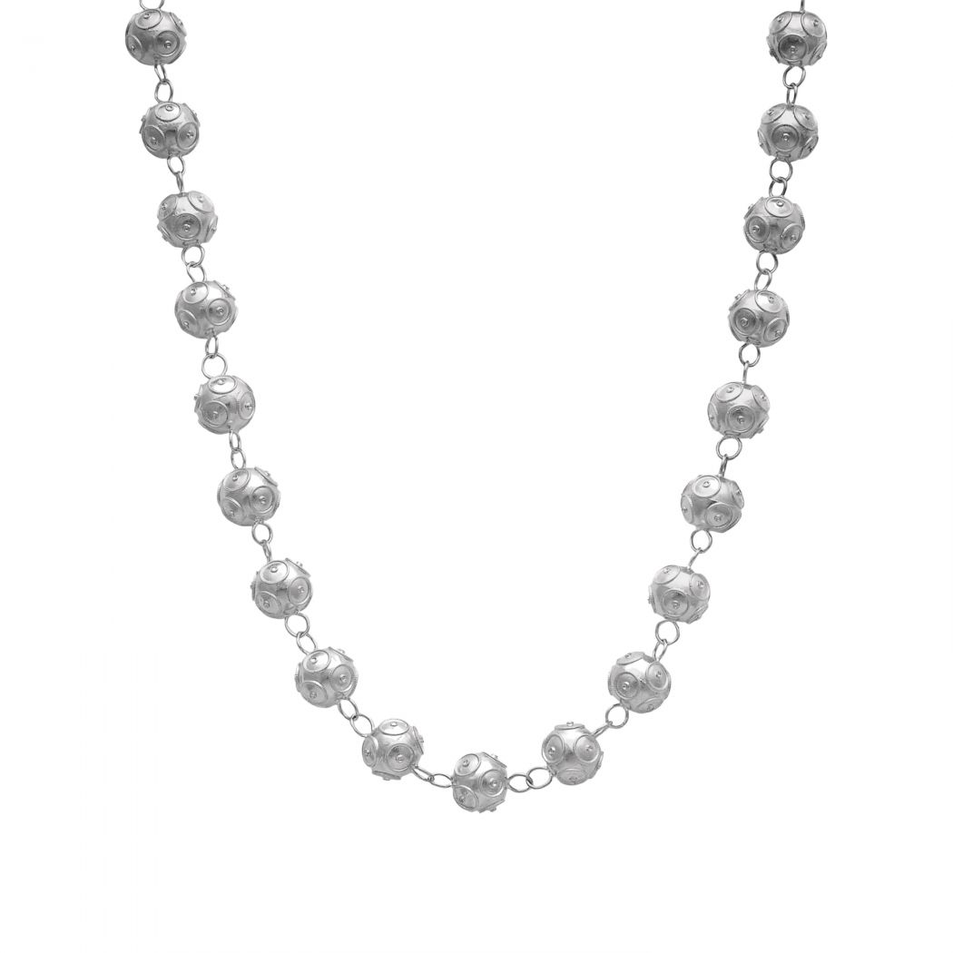 Necklace Viana's Contas in Silver 