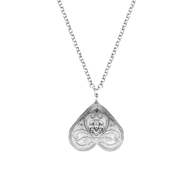 Necklace Butterfly in Silver 