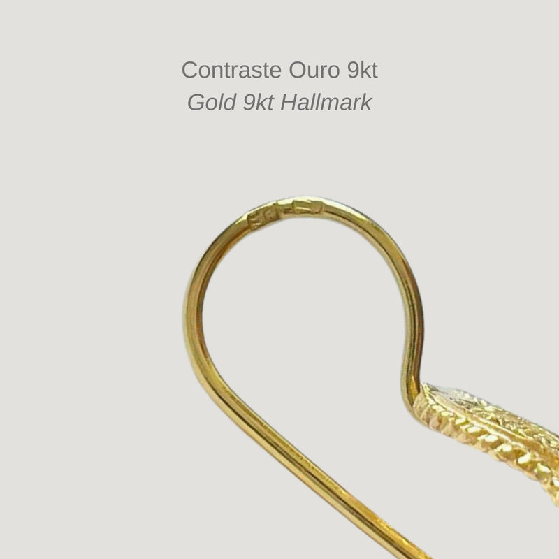 Queen Earrings S in 9Kt Gold