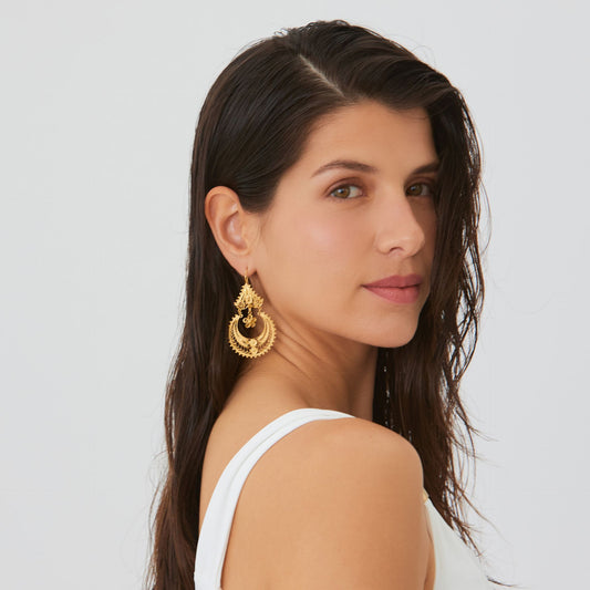 Earrings Arrecadas Ciclo in Silver