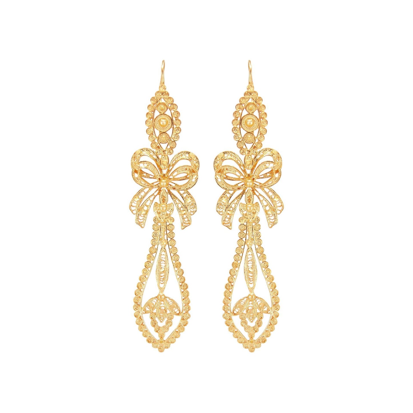 King Earrings in Gold Plated Silver