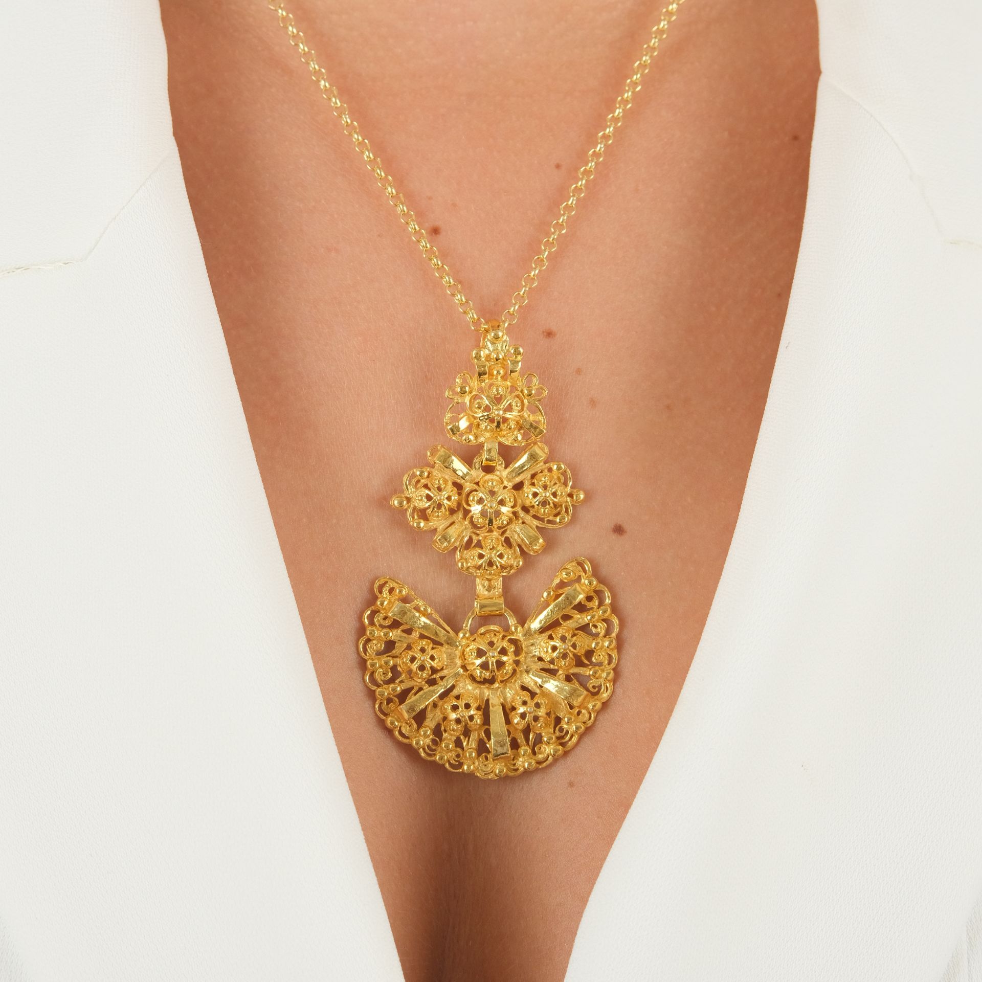 Necklace Galego in Gold Plated Silver