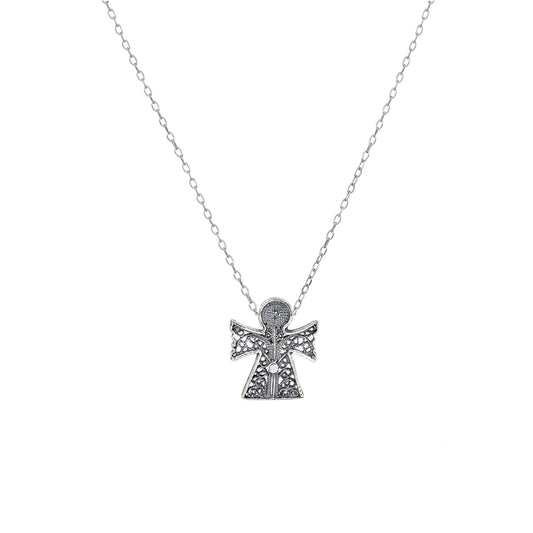 Necklace Guardian Angel in Silver