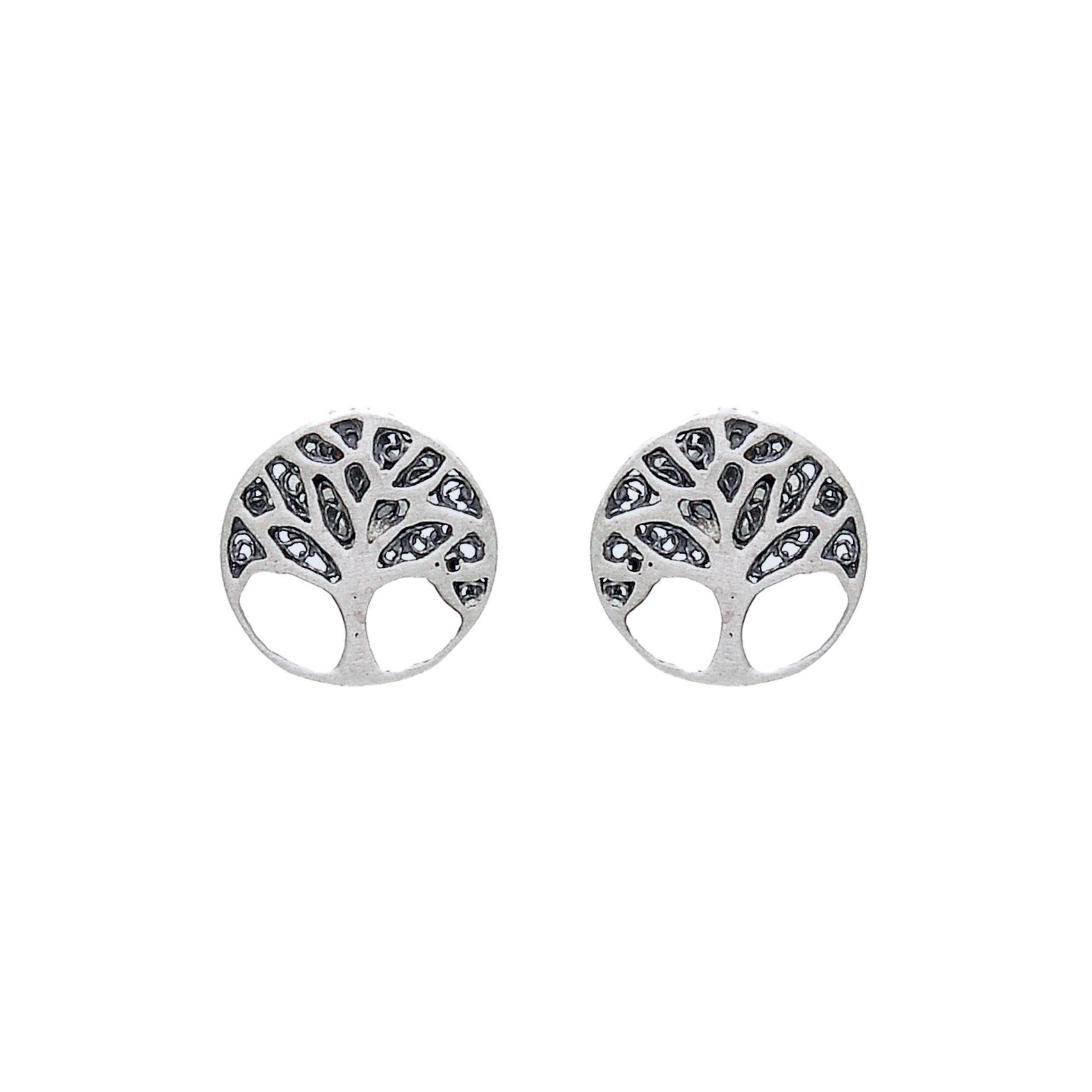 Earrings Tree of Life in Silver