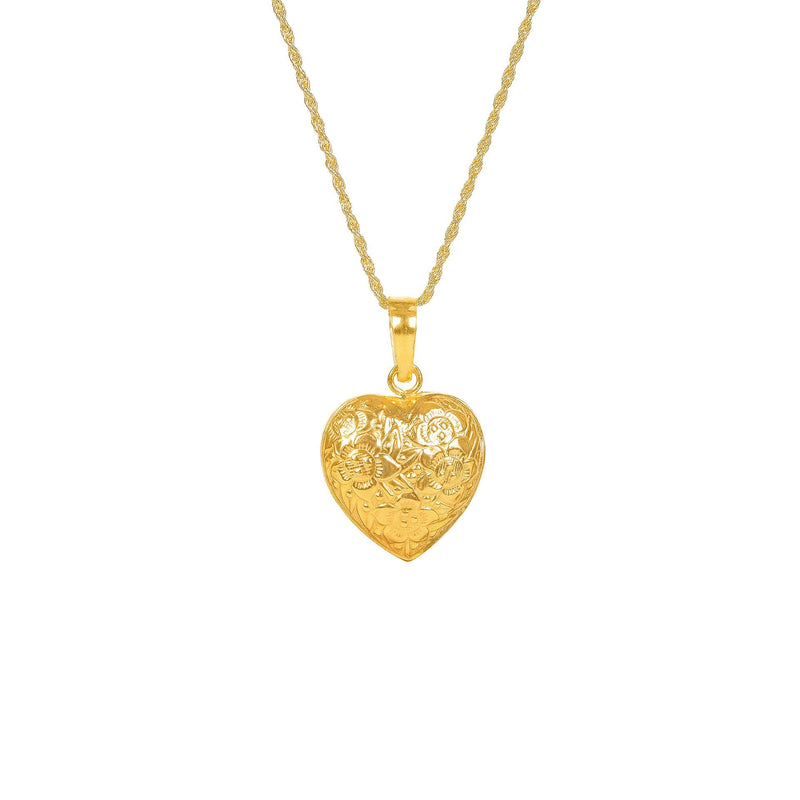 Necklace MATI Green in Gold Plated Silver