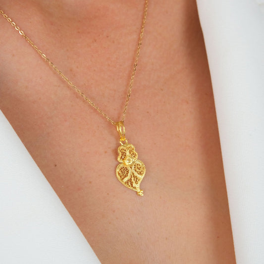 Necklace Heart of Viana S in 19,2Kt Gold