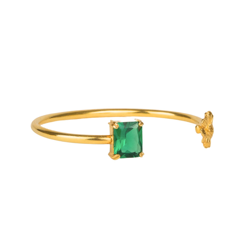 Bracelet Amália Flowers in Gold Plated Silver