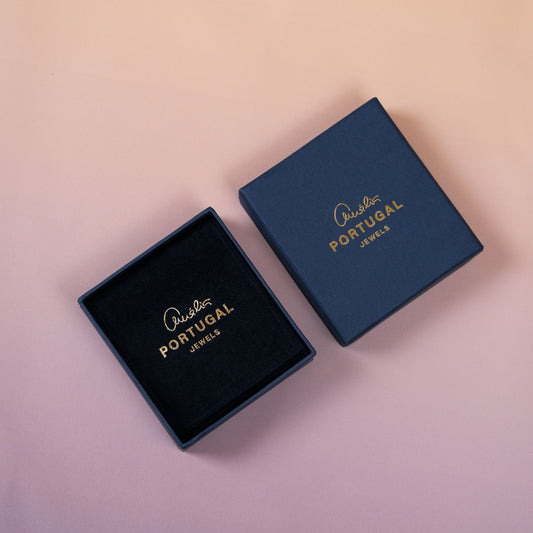 Earrings Amália Flowers in Gold Plated Silver in Portugal Jewels gift packaging
