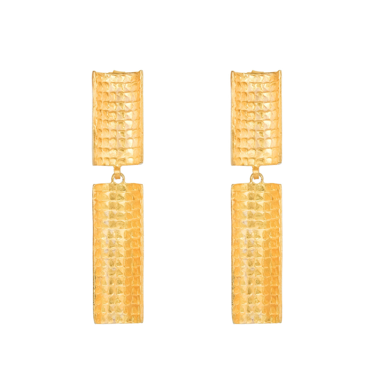 Earrings Engawa in Gold Plated Silver - the collection