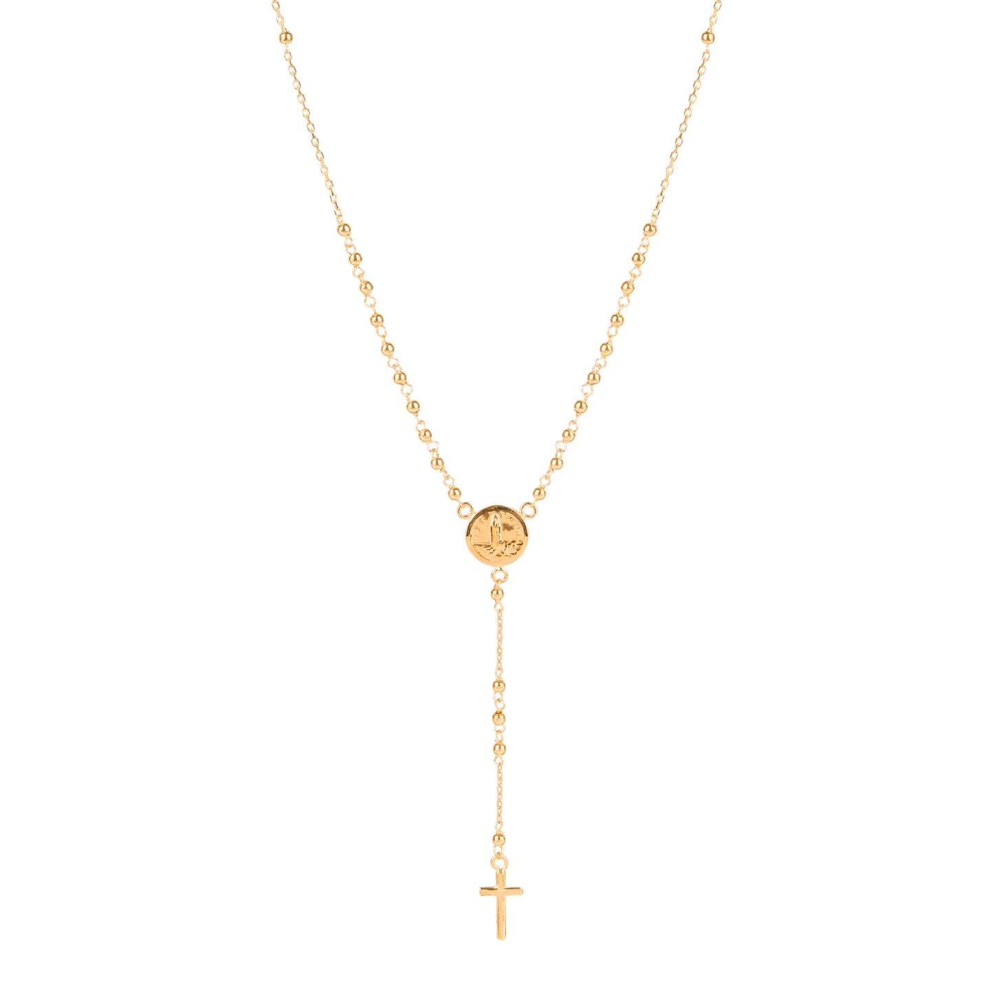 Necklace Rosary in 19,2Kt Gold