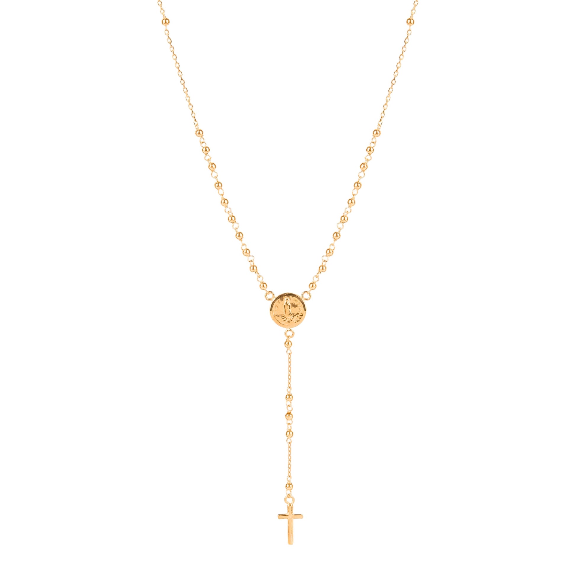 Necklace Rosary in 19,2Kt Gold