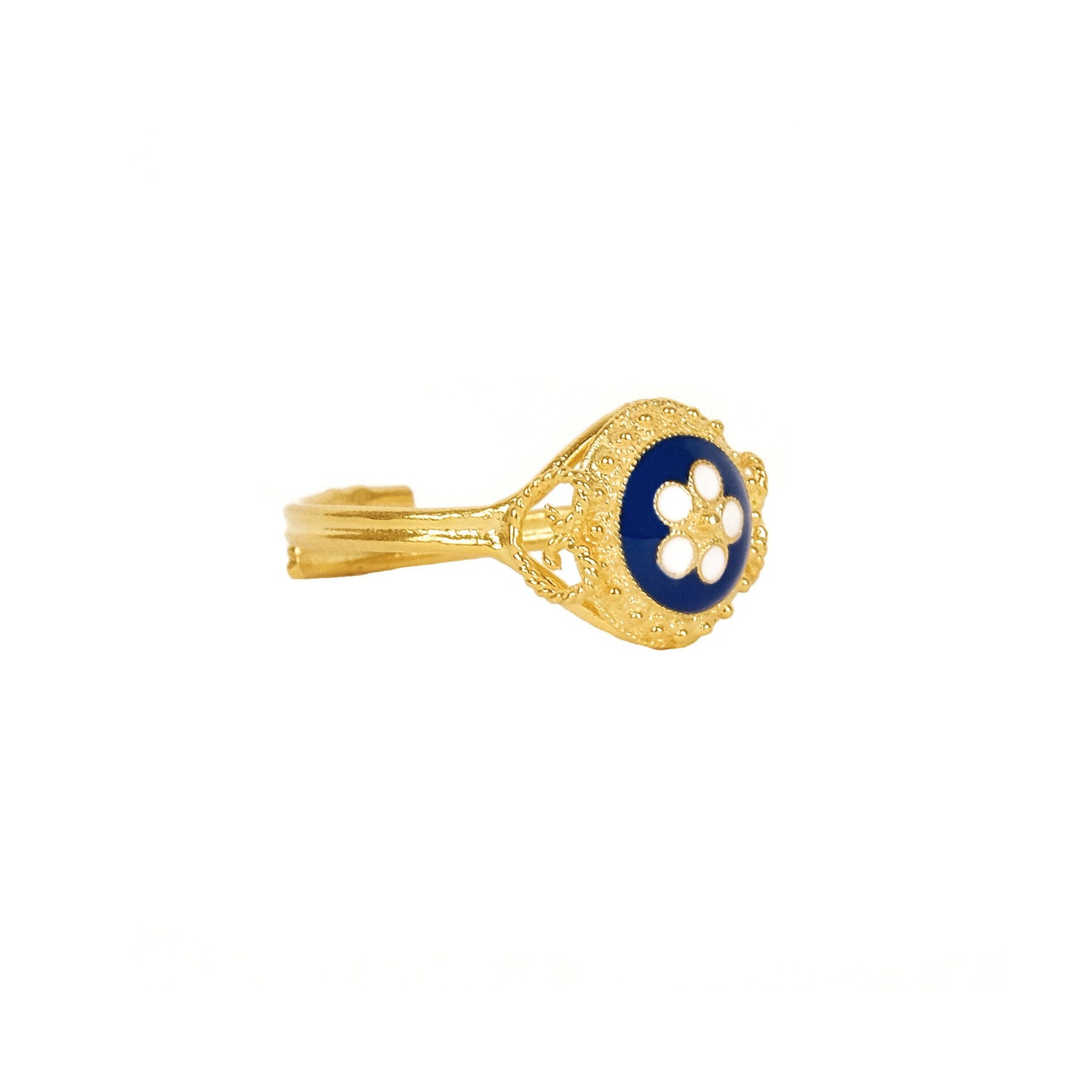 Ring Caramujo in Gold Plated Silver