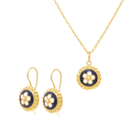 Set Caramujo in 9Kt Gold