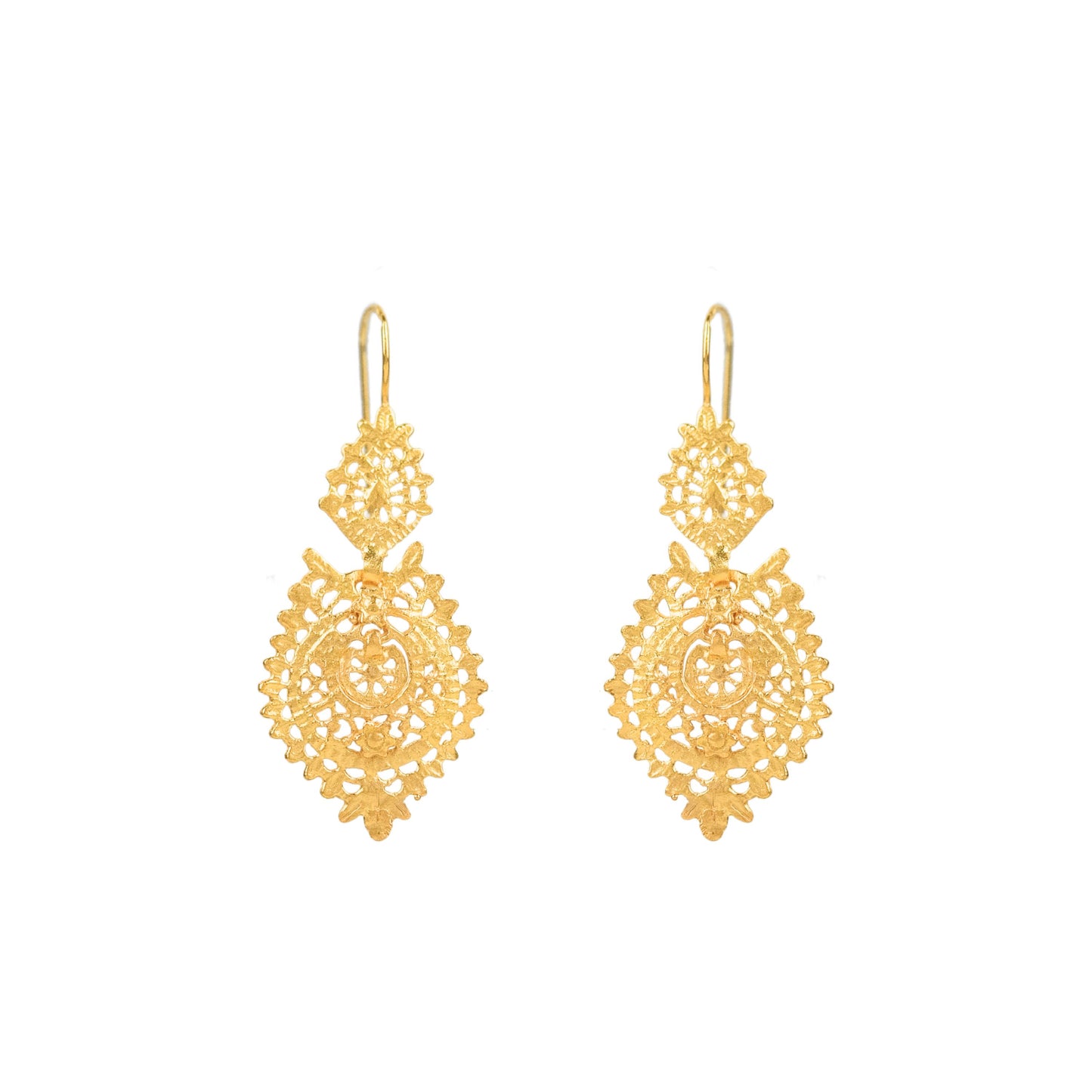 Queen Earrings S in 19,2Kt Gold