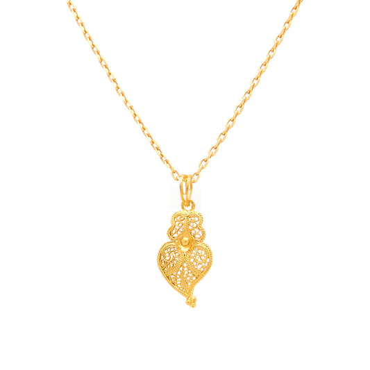 Necklace Heart of Viana S in 19,2Kt Gold