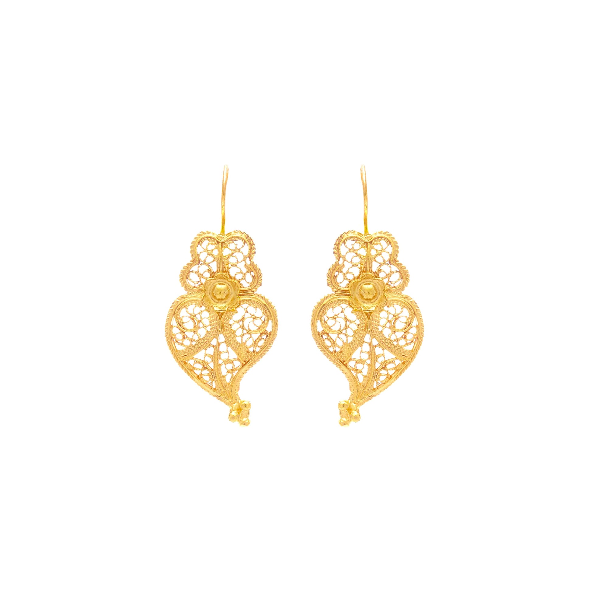 Earrings Heart of Viana S in 19,2Kt Gold
