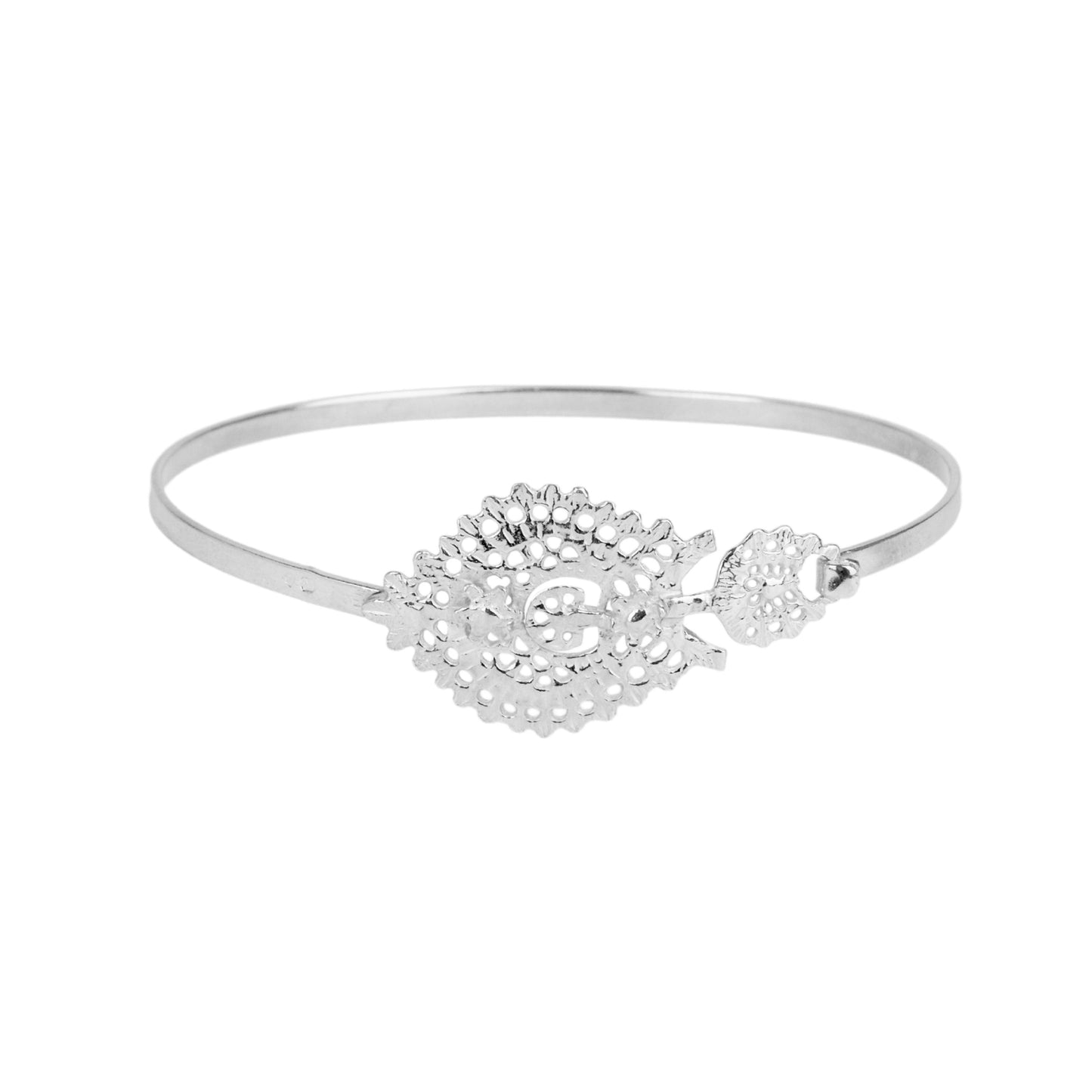 Queen Bracelet Bangle in Silver