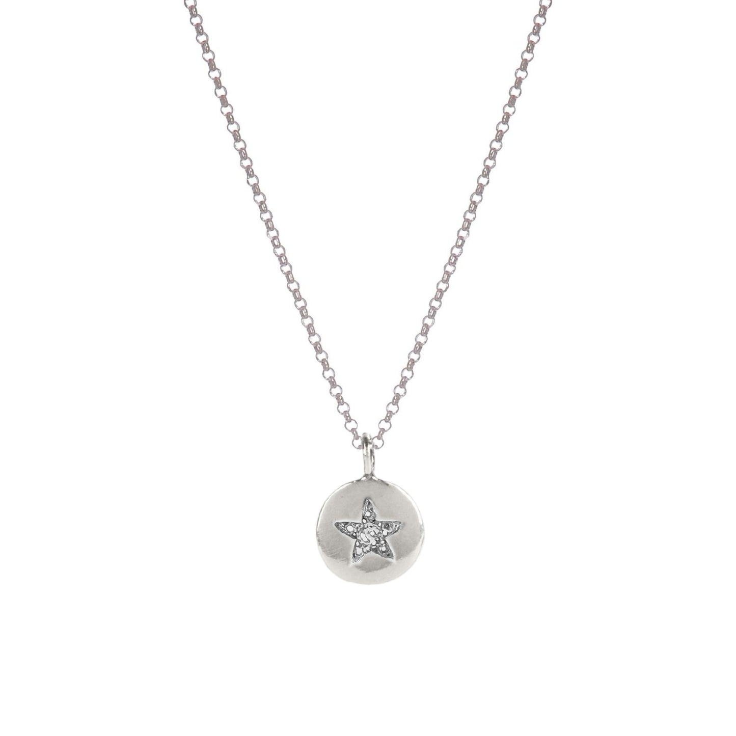 Necklace Charm North Star in Silver