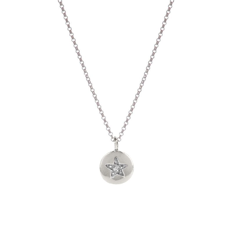 Necklace Charm North Star in Silver