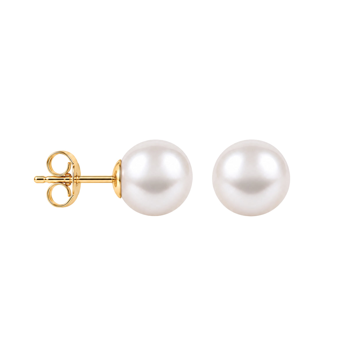 Earrings Pearl S Stud in 19.2Kt Gold